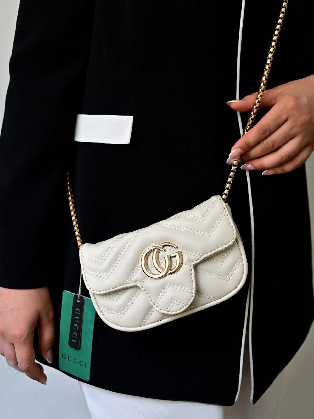 photo_2025-10-16_19-16-17 کیف دوشی زنانه بنو مدل گوچی کد BENO 4762 - Image 1