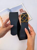 کمربند چرمی زنانه سلین کد B105