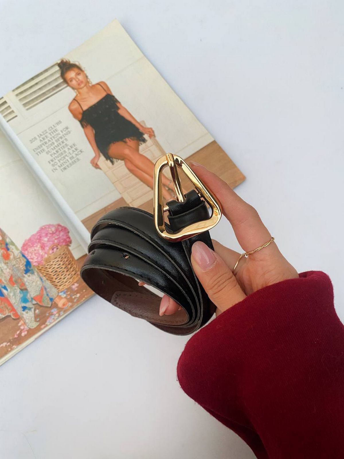 photo_2025-11-19_19-43-21 کمربند چرمی زنانه سلین کد B112 - Image 1