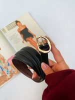 کمربند چرمی زنانه سلین کد B118
