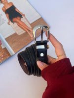 کمربند چرمی زنانه سلین کد B131