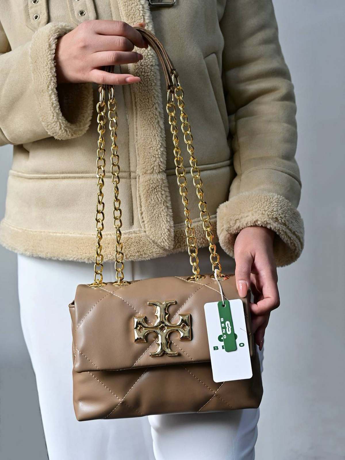 4920 (2) کیف دوشی زنانه بنو مدل چکاوک کد BENO 4920 - Image 1