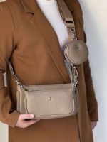 کیف دستی / دوشی زنانه بنو مدل گندم کد BENO 4989 - Image 5