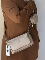 کیف دستی / دوشی زنانه بنو مدل گندم کد BENO 4989 - Image 3