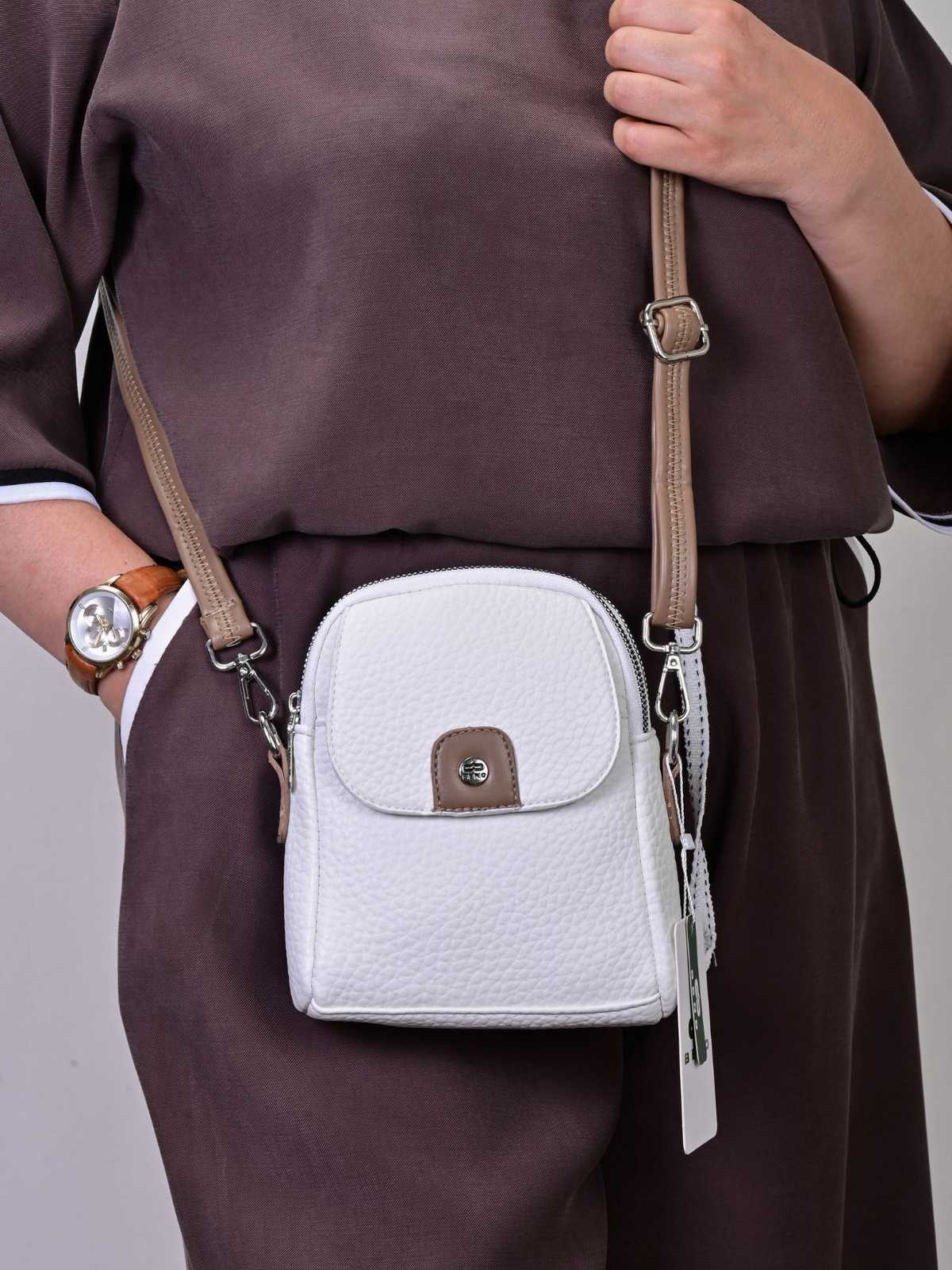 5078 (1) کیف دوشی زنانه بنو مدل دارمان کد BENO 5078 - Image 1
